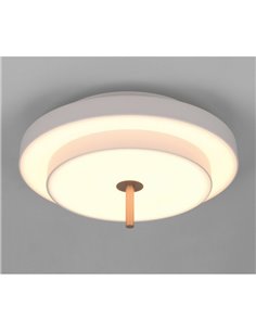 Plafonnier LED KEATON 34,5 W 4000 lm, interrupteur DIP, 2300 + 3000 + 4000 K, gris/bronze 2