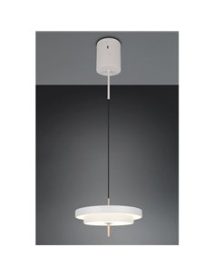Plafonnier LED KEATON Ø40cm 10W 1200lm Interrupteur DIP 2300+3000+4000K Gris/Bronze 2