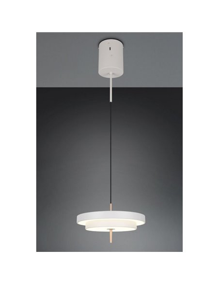 Lámpara de techo LED KEATON Ø40cm 10W 1200Lm DIP SWITCH 2300+3000+4000K Gris/bronce