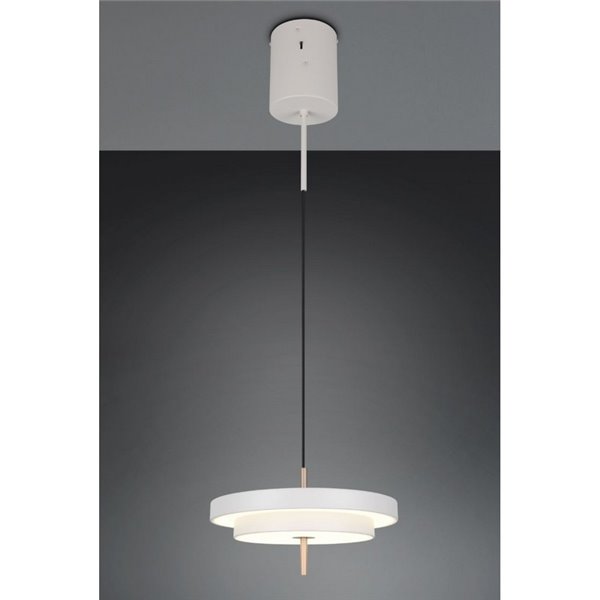 Lámpara de techo LED KEATON Ø40cm 10W 1200Lm DIP SWITCH 2300+3000+4000K Gris/bronce