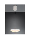 Plafonnier LED KEATON Ø40cm 10W 1200lm Interrupteur DIP 2300+3000+4000K Gris/Bronze
