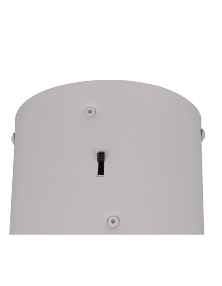 Plafonnier LED KEATON Ø40cm 10W 1200lm Interrupteur DIP 2300+3000+4000K Gris/Bronze