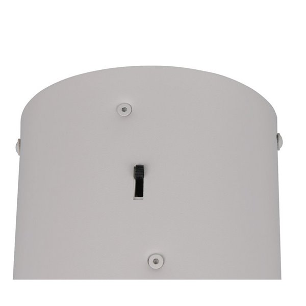 Luminária de teto LED KEATON Ø40cm 10W 1200lm com interruptor DIP, temperatura de cor 2300+3000+4000K, cinza/bronze