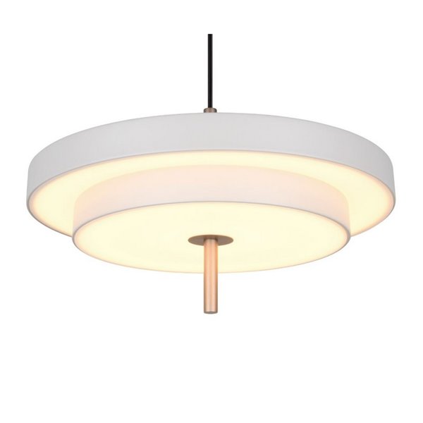 Lámpara de techo LED KEATON Ø40cm 10W 1200Lm DIP SWITCH 2300+3000+4000K Gris/bronce