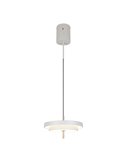 Plafonnier LED KEATON Ø40cm 10W 1200lm Interrupteur DIP 2300+3000+4000K Gris/Bronze