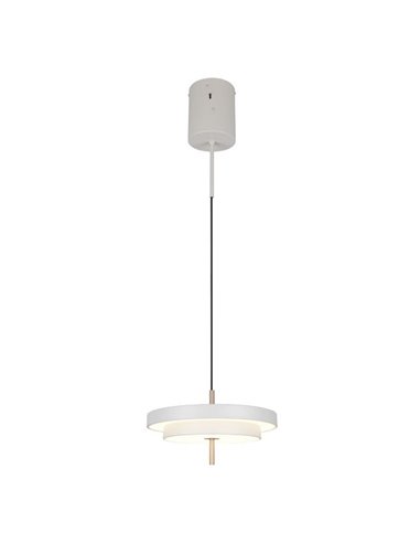 Lámpara de techo LED KEATON Ø40cm 10W 1200Lm DIP SWITCH 2300+3000+4000K Gris/bronce