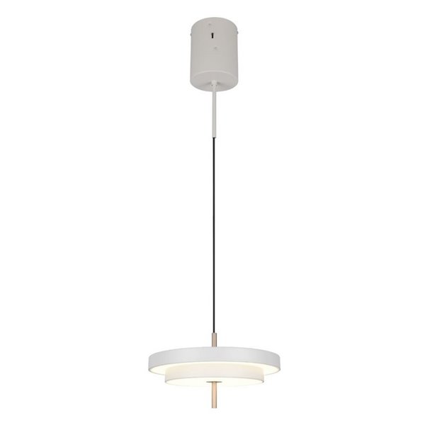 Plafonnier LED KEATON Ø40cm 10W 1200lm Interrupteur DIP 2300+3000+4000K Gris/Bronze