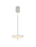 Luminária de teto LED KEATON Ø40cm 10W 1200lm com interruptor DIP, temperatura de cor 2300+3000+4000K, cinza/bronze