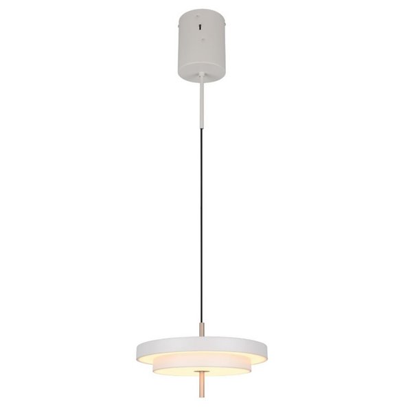 Plafonnier LED KEATON Ø40cm 10W 1200lm Interrupteur DIP 2300+3000+4000K Gris/Bronze