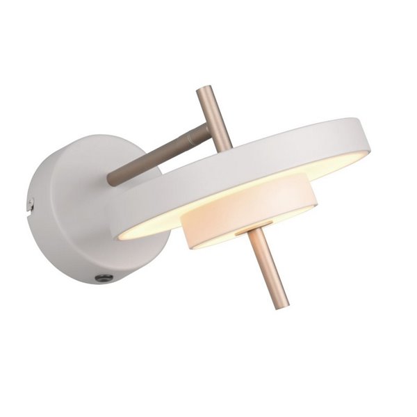 Aplique de pared KEATON LED orientable 10W 1200lm, 2300+3000+4000K Gris/bronce