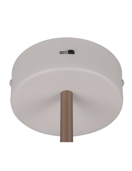 Aplique de pared KEATON LED orientable 10W 1200lm, 2300+3000+4000K Gris/bronce