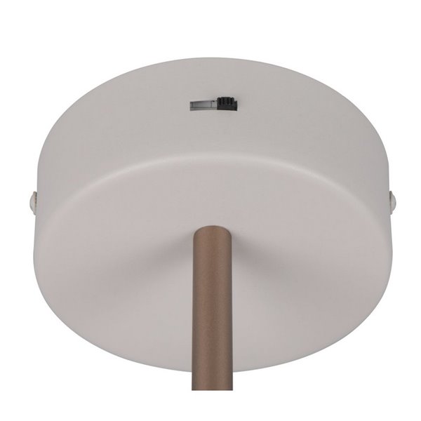 Aplique de pared KEATON LED orientable 10W 1200lm, 2300+3000+4000K Gris/bronce