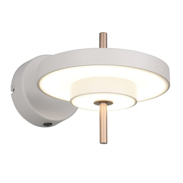 Luminária de parede LED KEATON, ajustável, 10W, 1200lm, 2300+3000+4000K, Cinza/Bronze