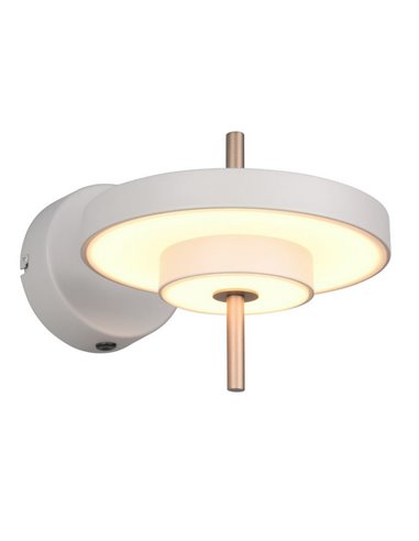 Aplique de pared KEATON LED orientable 10W 1200lm, 2300+3000+4000K Gris/bronce