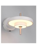 Aplique de pared KEATON LED orientable 10W 1200lm, 2300+3000+4000K Gris/bronce