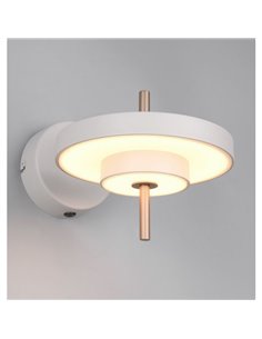 Aplique de pared KEATON LED orientable 10W 1200lm, 2300+3000+4000K Gris/bronce 2