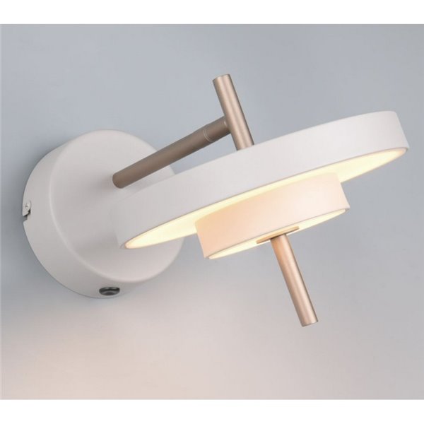 Aplique de pared KEATON LED orientable 10W 1200lm, 2300+3000+4000K Gris/bronce