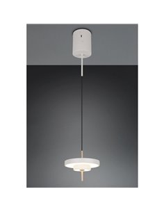 Luminária de teto LED KEATON Ø20cm 10W 1200lm com interruptor DIP, temperatura de cor 2300+3000+4000K, cinza/bronze 2