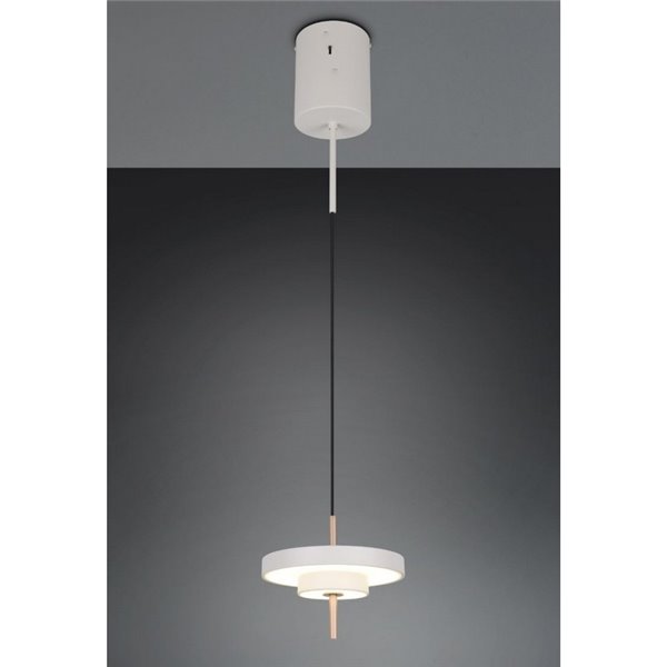 Lámpara de techo LED KEATON Ø20cm 10W 1200Lm DIP SWITCH 2300+3000+4000K Gris/bronce