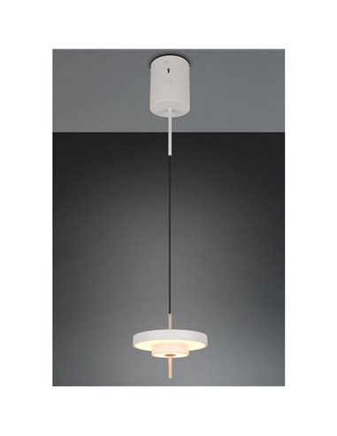 Lámpara de techo LED KEATON Ø20cm 10W 1200Lm DIP SWITCH 2300+3000+4000K Gris/bronce