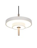Lámpara de techo LED KEATON Ø20cm 10W 1200Lm DIP SWITCH 2300+3000+4000K Gris/bronce