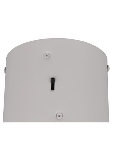 Luminária de teto LED KEATON Ø20cm 10W 1200lm com interruptor DIP, temperatura de cor 2300+3000+4000K, cinza/bronze