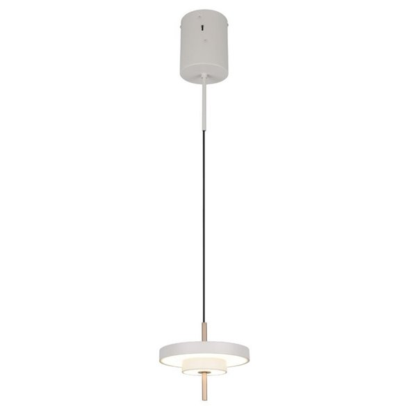Lámpara de techo LED KEATON Ø20cm 10W 1200Lm DIP SWITCH 2300+3000+4000K Gris/bronce