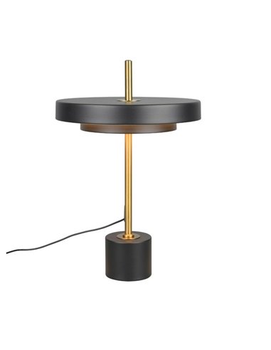 Lámpara de sobremesa LED KEATON 12W 1400lm, regulable 2300+3000+4000K IP20 Negro/dorado