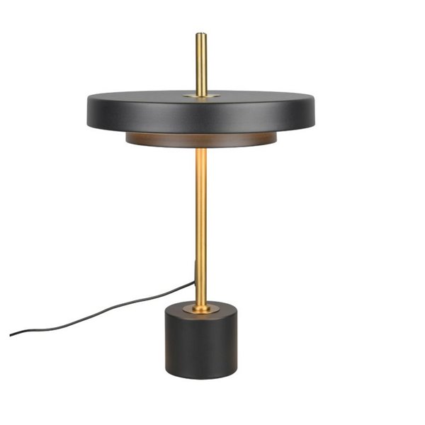 Lámpara de sobremesa LED KEATON 12W 1400lm, regulable 2300+3000+4000K IP20 Negro/dorado