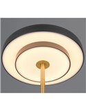 Lámpara de sobremesa LED KEATON 12W 1400lm, regulable 2300+3000+4000K IP20 Negro/dorado