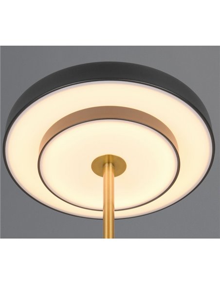 Lampe de table LED KEATON 12 W 1400 lm, intensité variable 2300 + 3000 + 4000 K, IP20, noir/or