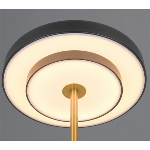Lámpara de sobremesa LED KEATON 12W 1400lm, regulable 2300+3000+4000K IP20 Negro/dorado