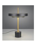 Lámpara de sobremesa LED KEATON 12W 1400lm, regulable 2300+3000+4000K IP20 Negro/dorado