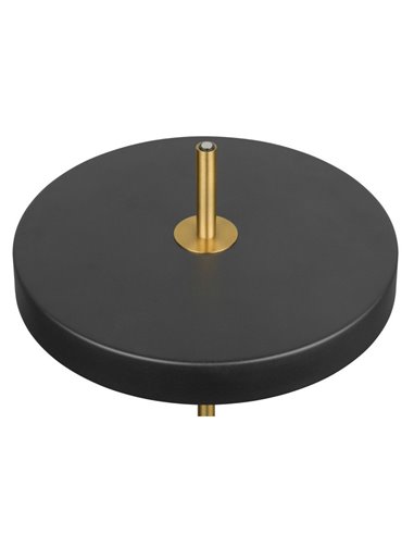 Lámpara de sobremesa LED KEATON 12W 1400lm, regulable 2300+3000+4000K IP20 Negro/dorado