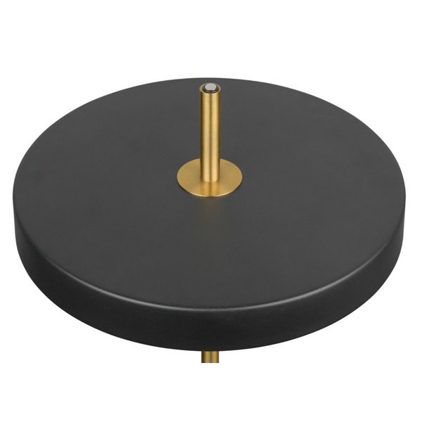 Lámpara de sobremesa LED KEATON 12W 1400lm, regulable 2300+3000+4000K IP20 Negro/dorado