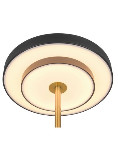 Lámpara de sobremesa LED KEATON 12W 1400lm, regulable 2300+3000+4000K IP20 Negro/dorado