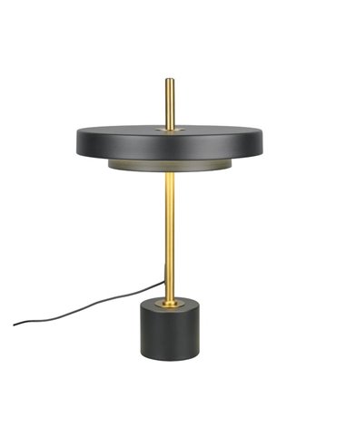 Lámpara de sobremesa LED KEATON 12W 1400lm, regulable 2300+3000+4000K IP20 Negro/dorado