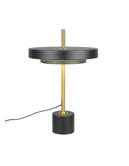 Lámpara de sobremesa LED KEATON 12W 1400lm, regulable 2300+3000+4000K IP20 Negro/dorado
