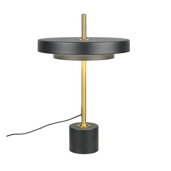 Lámpara de sobremesa LED KEATON 12W 1400lm, regulable 2300+3000+4000K IP20 Negro/dorado