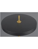 Lámpara LED de pie KEATON 21W 2400lm, regulable 2300+3000+4000K IP20 Negro/dorado