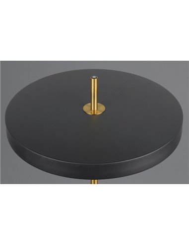 Lámpara LED de pie KEATON 21W 2400lm, regulable 2300+3000+4000K IP20 Negro/dorado