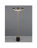 Lámpara LED de pie KEATON 21W 2400lm, regulable 2300+3000+4000K IP20 Negro/dorado