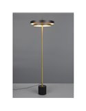 Lámpara LED de pie KEATON 21W 2400lm, regulable 2300+3000+4000K IP20 Negro/dorado