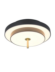 Plafón de techo LED KEATON 34,5W 4000Lm DIP SWITCH 2300+3000+4000K Negro/dorado