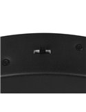 Lámpara de techo 3 luces LED KEATON 10W 1200Lm DIP SWITCH 2300+3000+4000K Negro/dorado