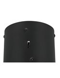 Lámpara de techo LED KEATON Ø40cm 10W 1200Lm DIP SWITCH 2300+3000+4000K Negro/dorado