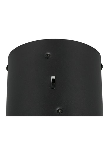 Lámpara de techo LED KEATON Ø40cm 10W 1200Lm DIP SWITCH 2300+3000+4000K Negro/dorado