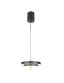 Lámpara de techo LED KEATON Ø40cm 10W 1200Lm DIP SWITCH 2300+3000+4000K Negro/dorado