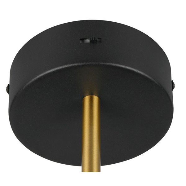 Aplique de pared KEATON LED orientable 10W 1200lm, 2300+3000+4000K Negro/dorado