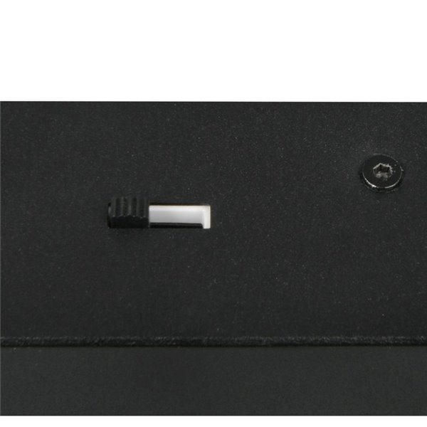 Lámpara de techo LED KEATON 5 luces 50W 5900Lm DIP SWITCH 2300+3000+4000K Negro/dorado